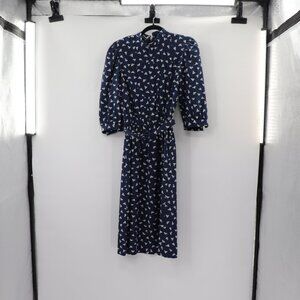 Vintage Samuel Blue 1980s Dress